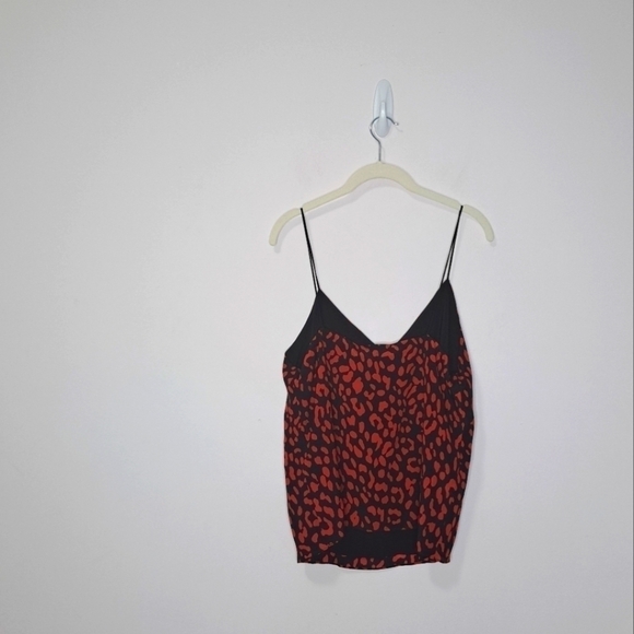 Alice+Olivia Contessa leopard print camisole red medium NWT - Picture 9 of 12